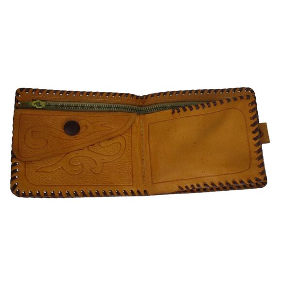 OSLO RADHUSET LIGHT BROWN LEATHER CASH / COIN WALLET 9.75" X 3.75" TORDENSKJOLD - Picture 3 of 7